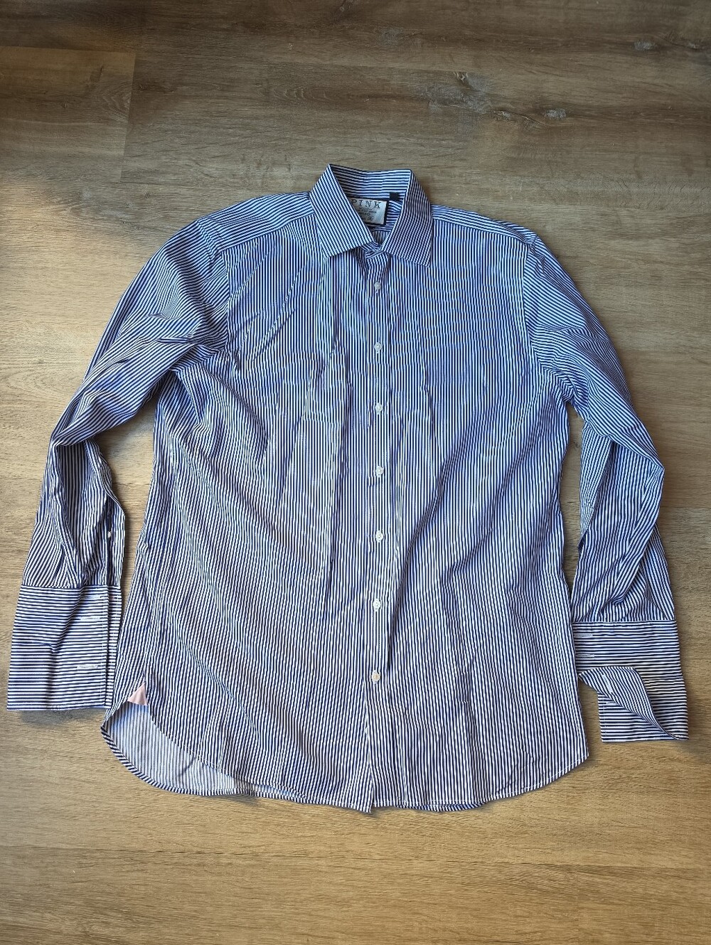 Thomas Pink Men's Striped Dress Shirt Size 16 34 1/2